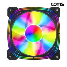 Coms 120mm LED 케이스 쿨링팬 HA030, 1개