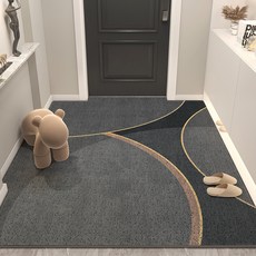 정싱 업소용 모던 회색 출입문 현관 코일매트 10mm, 1개, 회색-03(80*120CM)