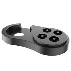 면도기 스탠드 알루미늄 합금 베이스 홀더 수동 욕실 조리대 용 칫솔 주최자, 02 Black