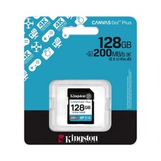 金士頓 SD 記憶卡 適用 相機, 1個, SDG4/128GB