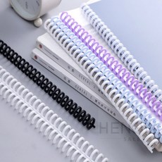 셀프제본 바인더링 제본링, 블랙 10mm