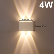 호환 실내 위 아래 LED 벽 램프 조명 복도 야외 홈 장식