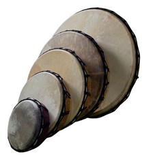 手工羊皮薩滿鼓 冥想聲音療癒鼓 輕巧便攜, 1個