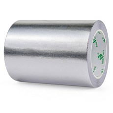 BOMEI 팩 알루미늄 호일 열 차폐 테이프 배리어 4인치 x 66피트 유리섬유 단열, 6in*66ft, 1개
