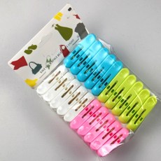 컬러 플라스틱 소형 빨래집게 20개입, 상세페이지 참조, 1개