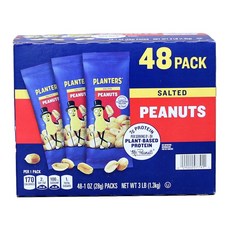 코스트코 플랜터스 솔티드 피넛 1344G 가염 땅콩 /개별포장, 1박스, 1.344kg