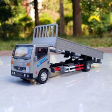 1 60 트럭 금속 덤프트럭 운송 합금 시뮬레이션 장난감 모델 자동차 경트럭 제품 확장형, 3.회색: 엔지니어링 차량