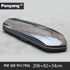 자동차 루프박스 대용량 SUV 초박형 여행용 차량용 루프캐리어, 1개, 카본 파이버 패턴 750L