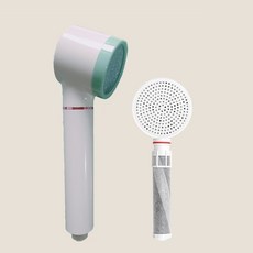 M02 手持式淨水過濾增壓淋浴花灑套裝, 1個, 櫻花粉環花灑（纖維濾芯一套）