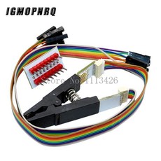 프로그래머 테스트 클립 SOP16 SOP SOIC 16 SOIC16 핀 IC 테스트 클램프 SOP16 to DIP8 플래시 클립 25 시리즈 RT809F TL866CS 전자 부품 액세서리 소스, With White Board