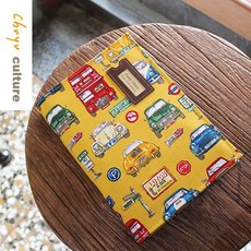 珠友 SC-02540 花布單筆插書衣/書套/書皮, 1個, 01車車世界