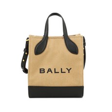 발리 바 로고 프린트 토트 백