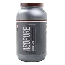 ISOPURE 分離乳清蛋白粉 奶油餅乾味, 1個, 1.36公斤