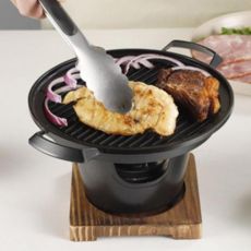 화로구이 고체연료 가정용 미니화로 불판세트/구이팬 79000EA 1EA, 본상품