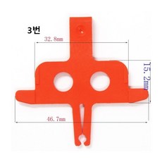시마노 디스크 패드 블리드 스페이서 유압 브레이크 호환품 BR-RS505, 3번