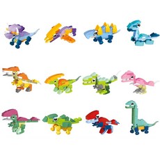 동물 조립블록 소형 블록 공룡 해양 세트 곤충 퍼즐 미니, A07, 1개