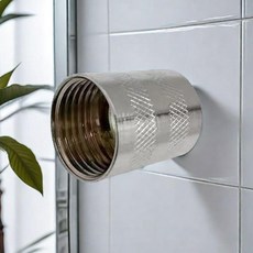 花灑軟管連接螺帽噴頭維修配件接口螺母衛浴零件水管接頭螺絲墊片 副廠商品 爆品, 1個, 銀色 長螺帽