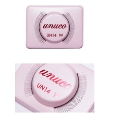 연습용 속눈썹 유누꼬 UN14 W 속눈썹연장재료, 1개