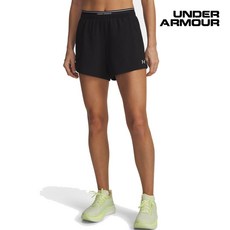 [백화점 정품] 언더아머 Under Armour 여성 반바지 UA 배니시 우븐 5인치 쇼츠 팬츠 6009966-008, LG(77)