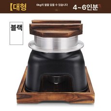 소형 가마솥 즉석, 1개, 대형 1kg 16.5x12.2cm, 1cm