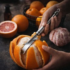 오렌지 까는기계 껍질제거 껍질 필러 오렌지칼 자몽 304 스테인리스 오렌지 필러, 오렌지 필러 + 자몽 필러