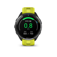 가민 포러너 965 스마트워치, 옐로우, 46.5mm, GPS