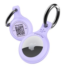 포뷰 반려동물 실리콘 인식표 위치추적 에어태그 게이스 TN002, 1개, 퍼플