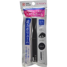 FASIO 濃密捲翹睫毛膏 防水抗暈染, 1個, 棕色捲翹款