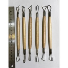 造研所 S9雙頭油土工具組 6支入 雕塑工具 泥塑工具 細工堆型, 1個