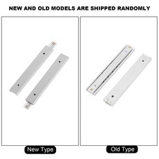 알루미늄 미니 슬라이드웨이 옷장 서랍 캐비닛 세트 레일 가이드 2개 가구, 02 100mm, 02 100mm