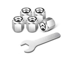 밸브캡 액세서리 장식 캡 금속 에어캡 마개 밸브 커버, 니우, 1개