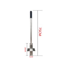 強磁磁鐵棒 鐵屑除鐵器 鋁模工具, 1個, 5公分款（75cm長）加厚加固