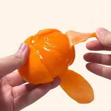 말랑 귤 스퀴시 촉감놀이 모찌 주물럭 ASMR 힐링 스트레스해소 장난감, 단품