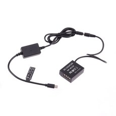 FOTGA NP-W126 더미 배터리 어댑터 TYPE-C 케이블 (후지필름 X-S10 XT1 XT2 XT3 XT10 XT20 XT30 XT100 XT20