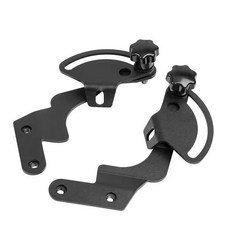 BMW R1250/R1200GS/ADV/LC水鳥改裝前擋風導流罩，加高風擋風鏡導流罩，提升騎行舒適度與安全性, 黑色風擋支架B款