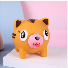 도치코 메롱돼지 인형 헬창 벤치 보조 말랑이 주물럭, 타이거피그, 1개