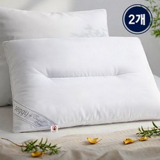 [1+1] 50x70 국내생산 누우면 기절하는 패기플러스 집먼지 진드기방지 휴비스 솜 좋은수면 보장 호텔식 프리미엄 베개 스탠다드(1줄) 경추베개 기능업(2줄) 경추베개, 2번 화이트 스탠다드형 경추베개 1+1, 1개