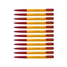 동아 스피디볼 1.0mm 볼펜 / 유성볼펜 / / 볼펜 동아볼펜 속기용 1.0볼펜 대용량볼펜, 24개, 레드