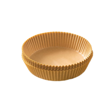 真便宜現貨 氣炸鍋烘焙紙 (25入) 氣炸鍋專用紙盤 隔油吸油 食品級耐熱烘焙 烤箱蒸籠適用, 1個, 氣炸鍋烘焙紙-本色50入
