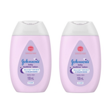 존슨즈 베드타임 베이비로션, 100ml, 2개