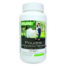 法國皮樂Pilou 天然防蚤驅蝨防蚊乾洗粉-犬用-150毫升-GMP-歐盟認證-預防跳蚤壁蝨防蚊, 1個, 150毫升