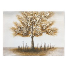 황금 보리수 유화 그림 거실 액자