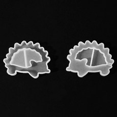 수공예 고슴도치 몰드 레진아트 틀, 10개