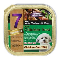 강아지 사각캔 닭고기 100g 1P 반려견 습식 사료 간식kyo5+1IgR