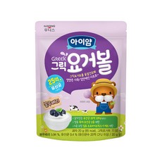 아이얌 그릭요거볼, 블루베리맛, 20g, 1개