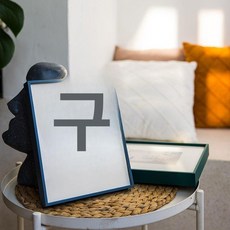 알루미늄 합금 사진 메탈 프레임 맞춤 제작 가능, 8인치 20 x 15cm 장식 걸이, 블루