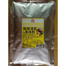 祐霖 憶霖 酸辣湯底風味粉 1公斤, 1個, 1kg