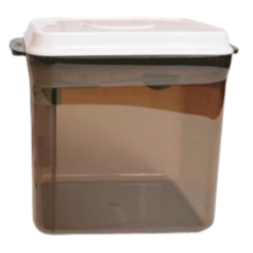 밀키보틀 1단 파우더 밀폐 용기, 1개, Brown (브라운) + White (화이트)