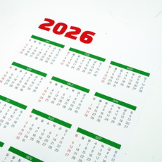 2026 한장달력 연력 포스터달력 포토달력 A3달력, 1개, 심플7