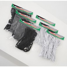 (국산 ) 옷수선 바지 허리고무줄밴드 탄력좋은 납작 고무줄 폴리코매즈 이중직 의류부자재 생활용품 학생준비물 0.6cm~50mm이중직밴드, 3개, 검정 50미리 12마(10.8미터)